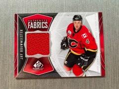 2009-10 SP Game Used Jersey Authentic Fabrics #AF-JB Jay Bouwmeester Flames